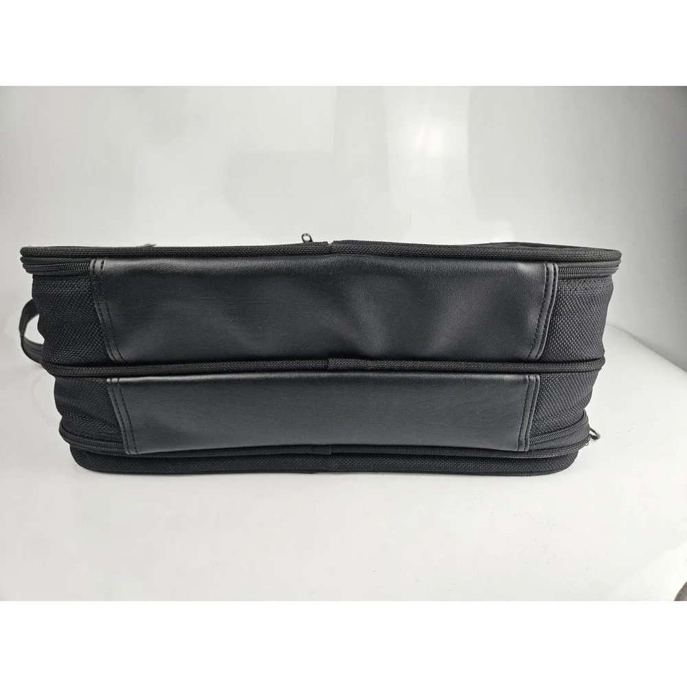 Samsonite Carry On Computer Briefcase Shoulder‎ Bag Black Canvas Black